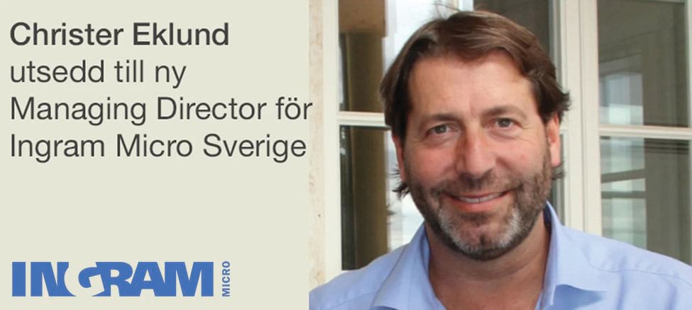 Ingram Micro utser ny Managing Director för Sverige